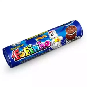 Galletas rellenas sabor chocolate y vainilla FOFINHO 110 g Galletas rellenas sabor chocolate y vainilla FOFINHO (110 g)