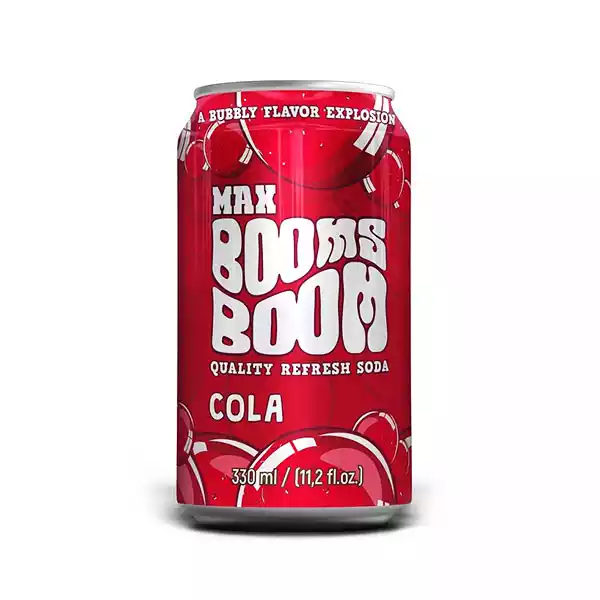 Refresco gaseados sabor cola MAX BOOMS BOOM a Refresco gaseado sabor cola MAX BOOMS BOOM (6 pack x 330 ml)