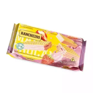 Galletas Wafer (Sorbetos) sabor fresa RANCHEIRO Galletas Wafer (Sorbetos) sabor fresa RANCHEIRO (78 g)