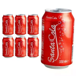 Refresco gaseado sabor cola SANTA (6 pack x 330 ml)