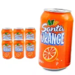 Refresco gaseado sabor naranja SANTA (6 pack x 330 ml)