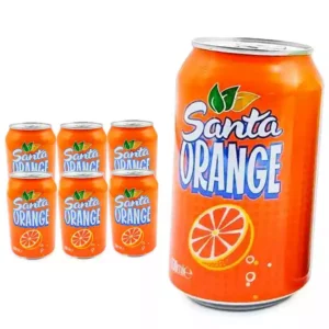 Refresco gaseado sabor naranja SANTA (6 pack x 330 ml)