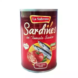 Sardinas en salsa de tomate LA SABROSA (425 g) Sardinas en salsa de tomate LA SABROSA (425 g)