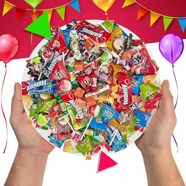 Surtido RICLAN b Surtido de caramelos, chupachupas y chicles de sabores varios RICLAN (3 Lb)