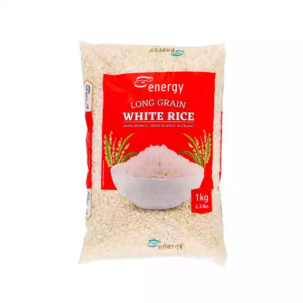 Arroz blanco de grano largo ENERGY 1 Kg a Arroz blanco de grano largo ENERGY (1 Kg)