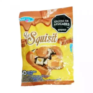 Caramelos blandos sabor a dulce de leche AMERICANY SQUISIT 400 g Caramelos blandos masticables sabor dulce de leche AMERICANY SQUISIT (50 / 400 g)