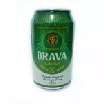 Cerveza Lager Premium BRAVA (330 ml x 24 pacs)