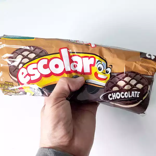 Galletas sandwish de chocolate ESCOLARES 12 pacs 264 g 2 Galletas sandwish de chocolate ESCOLARES (12 pacs / 264 g)