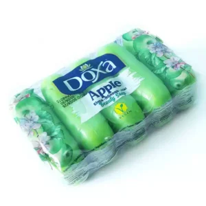 Jabón de tocador con aroma y esencia de Manzana DOXA (5 pacs x 55 g)