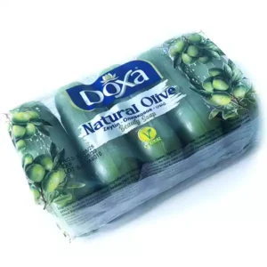 Jabón de tocador con aroma y esencia de Olivas DOXA (5 pacs x 55 g)