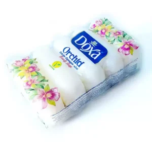 Jabón de tocador con aroma y esencia de Orquídeas DOXA (5 pacs x 55 g)