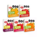 gelatina boom extra A Gelatina de sabores variados, fresa, naranja, mandarina y uva BOOM (40 g)