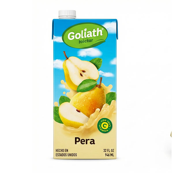 Goliat2 Jugo de Pera (Nectar) GOLIAT (1 L)