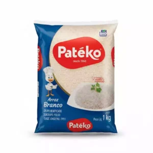 Arroz blanco de grano largo PATEKO (1 kg / 2.2 lb)