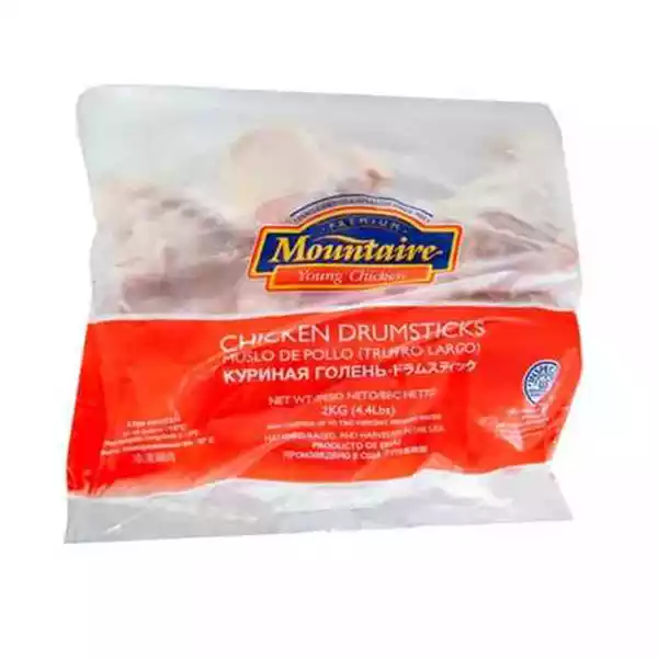 Muslos de pollo MOUNTAIRE (Pqte 2 Kg / 4.4 lb)