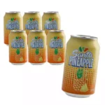 Refresco gaseado sabor piña SANTA (6 pack x 330 ml)