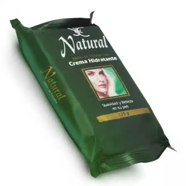 Jabón de tocador con crema hidratante 125 g Jabón de tocador con crema hidratante NATURAL (125 g)