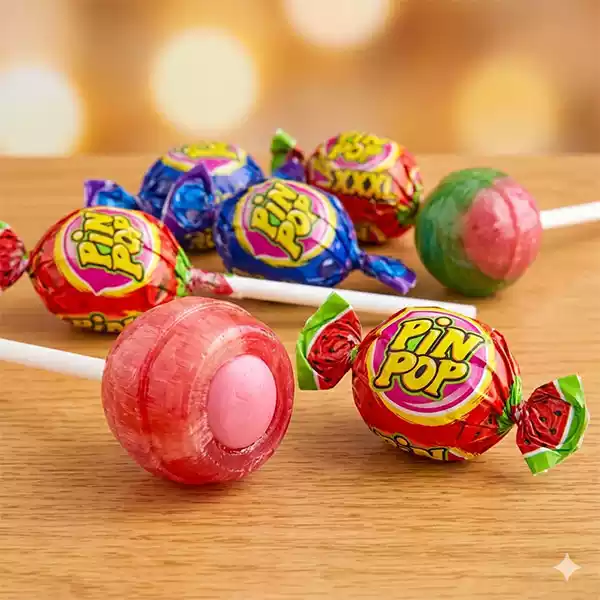 Chupa Chupas Gigantes PIN POP XXXL — Bolsa con 24 unidades