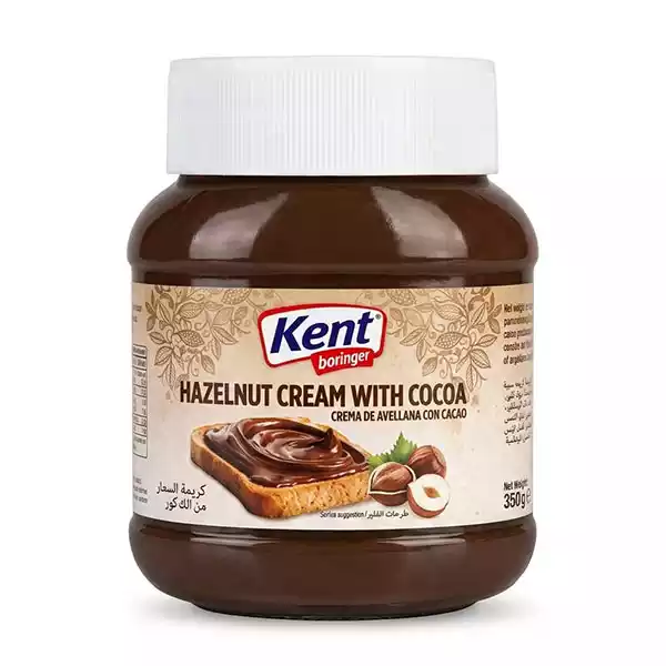 Crema de cacao y avellanas KENT Boringer — Tipo Nutella (350 g)