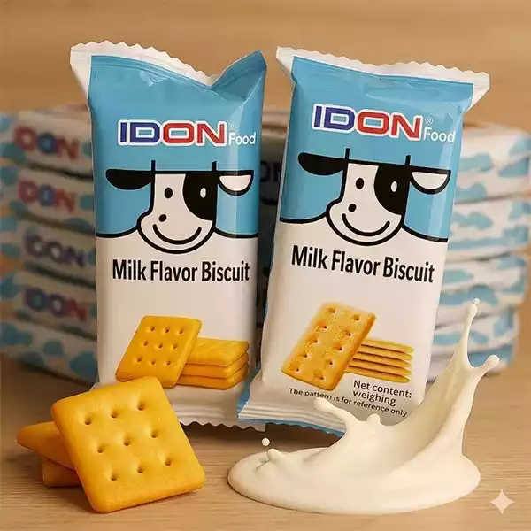 Galletas Dulces Sabor Leche IDON Food — 18 paquetes individuales (500 g)