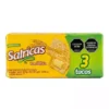 Galletas saladas tipo cracker sabor mantequilla SALRICAS — 3 tacos (300 g)