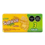Galletas saladas tipo cracker sabor mantequilla SALRICAS — 3 tacos (300 g)
