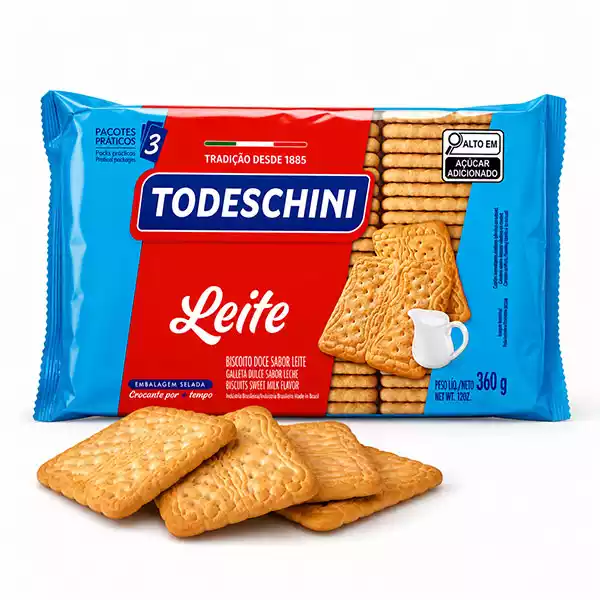 Galletas dulces sabor leche TODESCHINI (360 g)