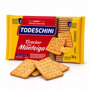 Galletas Cream Cracker Sabor Mantequilla TODESCHINI (360 g)