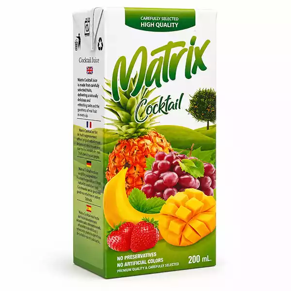 Jugo Sabor Cóctel MATRIX — Cocktail de frutas tropicales (200 ml)
