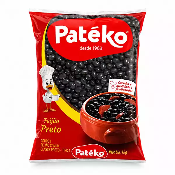 Frijoles negros PATEKO Frijoles Negros PATÉKO Tipo 1 – Calidad Superior Brasileña (1 kg)