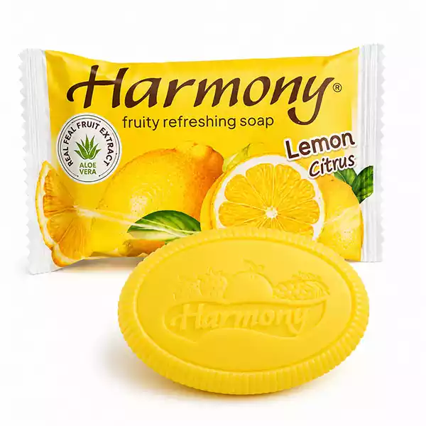 Jabón HARMONY 70 g Limón Jabón de Tocador HARMONY Lemon Citrus – con Aloe Vera (70 g)