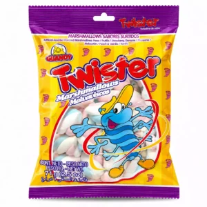 Malvaviscos Twister sabores surtidos GUANDY (71 g)