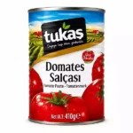 Pasta de Tomate Doble Concentrada TUKAŞ – Sin Sal Añadida (410 g)