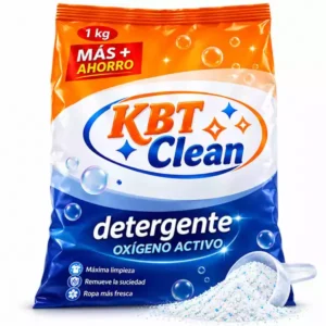Detergente en Polvo KBT Clean 1 kg (Oxígeno Activo)