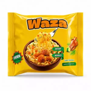 Fideos Instantáneos Sabor Pollo WAZA (Sopa Instantánea)