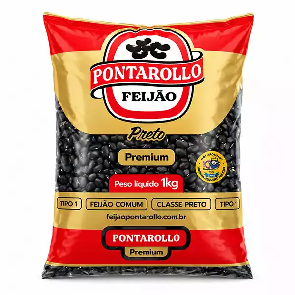 Frijoles negros PONTAROLLO Frijoles Negros PONTAROLLO Premium Tipo 1 (1 kg)