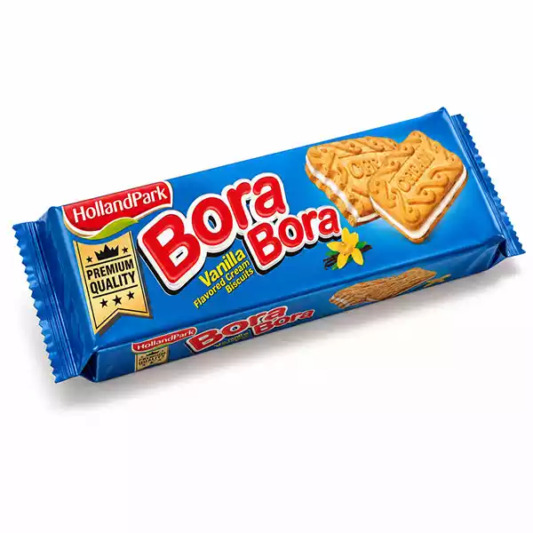 Galletas BORABORA Galletas de Crema Sabor Vainilla HOLLAND PARK Bora Bora (78 g)