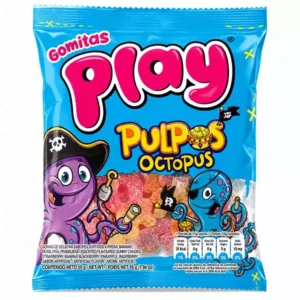 Gomitas PLAY Pulpos Sabores Surtidos (55 g)