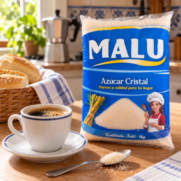 Azúcar Blanca de Caña Malu — Bolsa 1kg