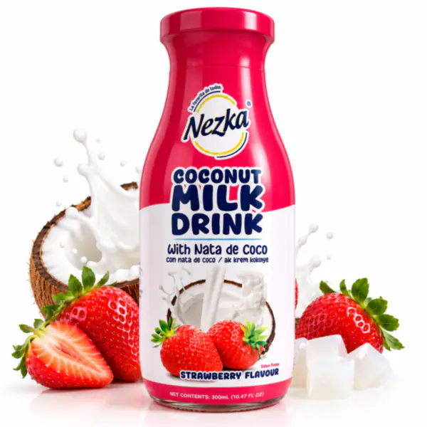 Bebida de Leche de Coco con Nata de Coco NEZKA (280 ml)
