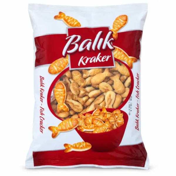 Galletas Crackers Forma de Pescado Balik Kraker ANI (120 g)