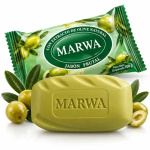 Jabón de Baño Marwa Frutal con Extracto de Oliva — 100g