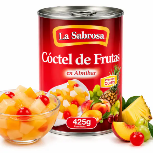 Cóctel de Frutas La Sabrosa en Almíbar_resultado Cóctel de Frutas en Almíbar LA SABROSA (425 g)