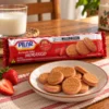 Galletas Sándwich Sabor Fresa Pilar 120 g (tipo oreo, rellenas)