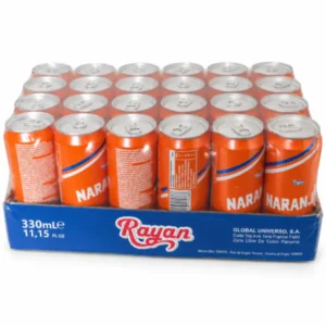 Refresco de Naranja RAYAN — Caja 24 Latas (330 ml c/u)