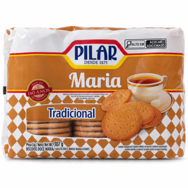 Paquete de galletas Pilar María Tradicional_resultado Galletas María Tradicional PILAR (307 g)