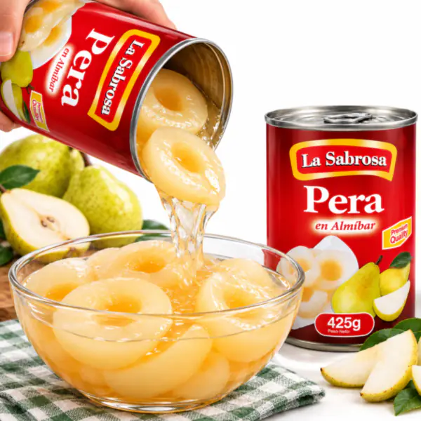 Peras La Sabrosa en Almíbar_resultado Pera en Almíbar LA SABROSA (425 g)